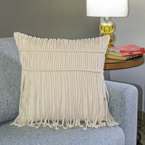 Capa de Almofada Macramê Cult